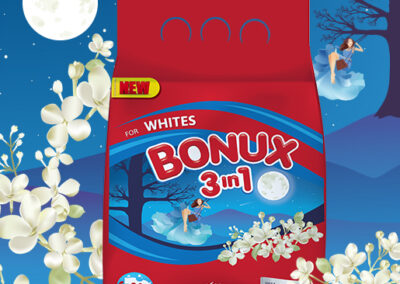 Bonux 3v1 White Lilac Prášok