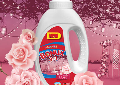 Bonux 3in1 Radiant Rose Tekutý